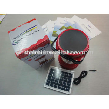 With emergency function High quality solar lantern camping led lantern with radio